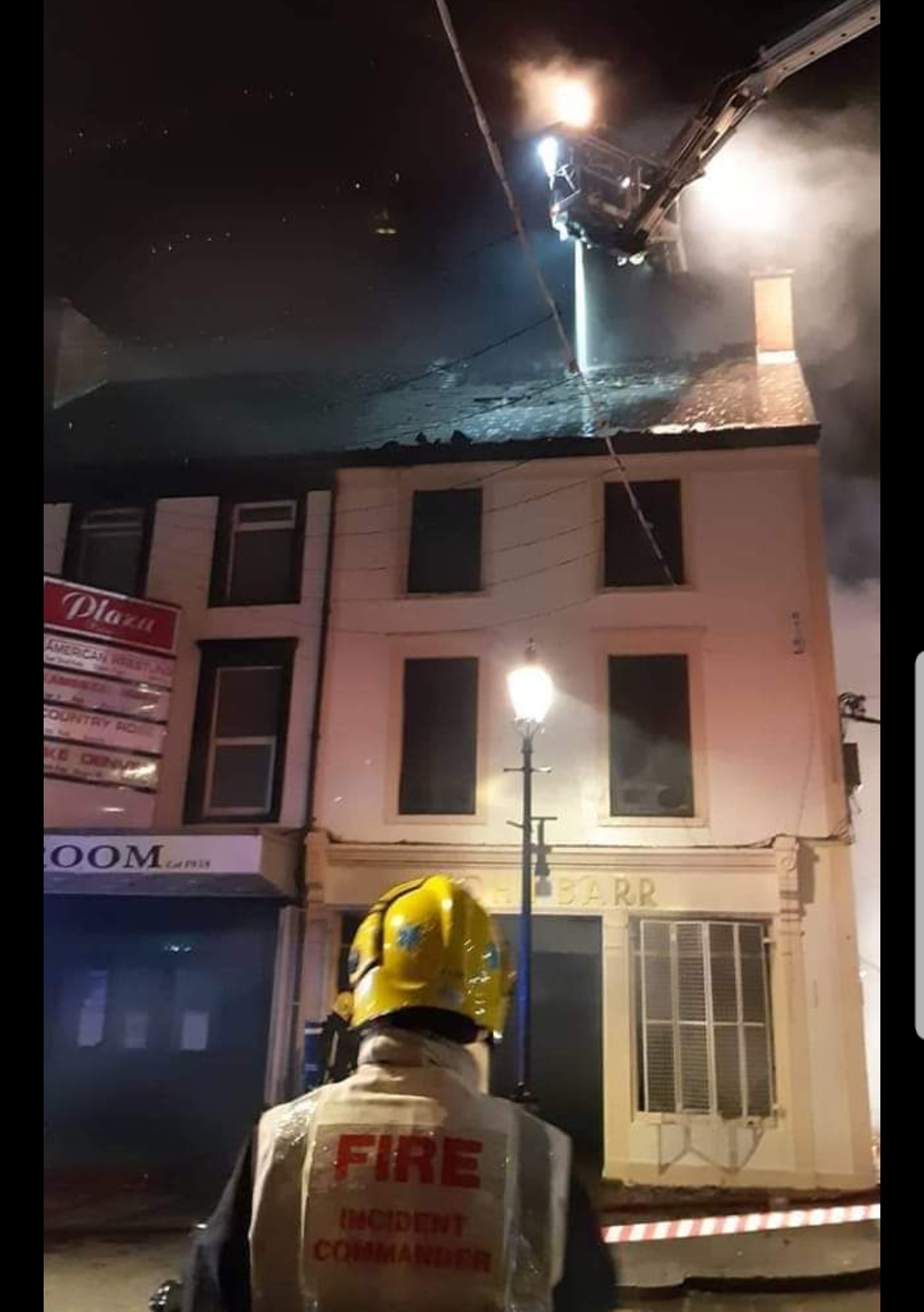 Buncrana Fire Under Control Main Street Still Closed Highland Radio Latest Donegal News And