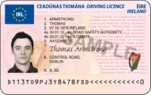 Irish Driving Licence