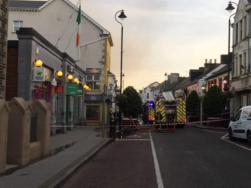 Donegal fire service tackle Main Street fire in Letterkenny Highland