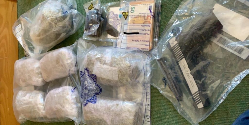 Cannabis. Cocaine, BB Handgun, Money, Seized, Donegal, Highland Radio, News, Letterkenny, Donegal