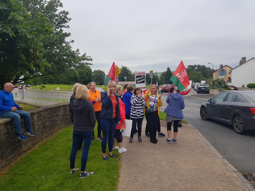 Letterkenny University Hospital, Care Workers, Strike, Highland Radio Letterkenny, Donegal