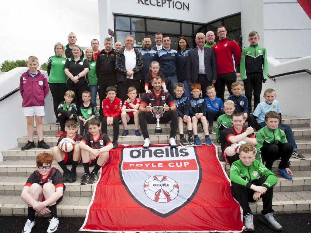 O'Neills Foyle Cup Launch, Michael Hutton, Highland Radio, Letterkenny, Donegal