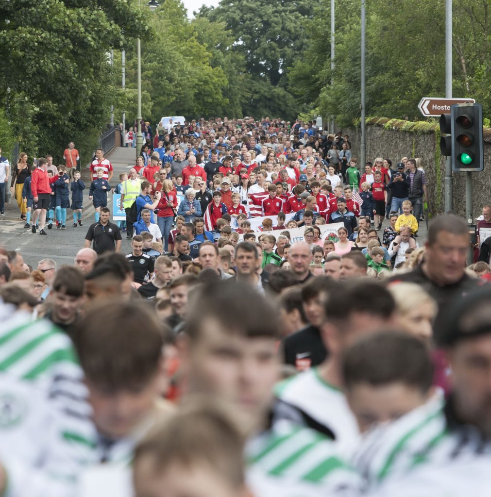 O'Neills Foyle Cup Parade, Marching Band, Highland Radio, Sport, Letterkenny, Donegal