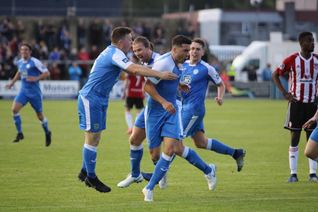 Finn Harps, Crucial Win, North West Derby, Highland Radio, Sport, Letterkenny, Donegal