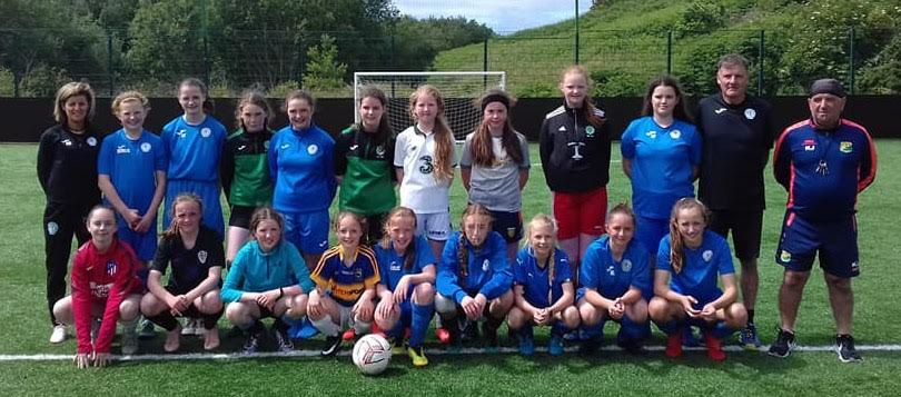 Finn Harps Underage Girls, Killybegs, St.Catherines F.C. Highland Radio, Letterkenny, Donegal
