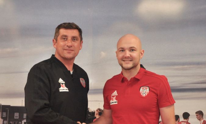 Grant Gillespie, Declan Devine, New Signing, Harps Derby, Highland Radio, Sports, Letterkenny, Donegal