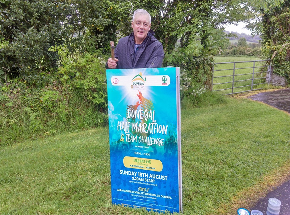 Brendan McDaid, Donegal Half Marathon, Highland Radio, Sports, Letterkenny, Donegal