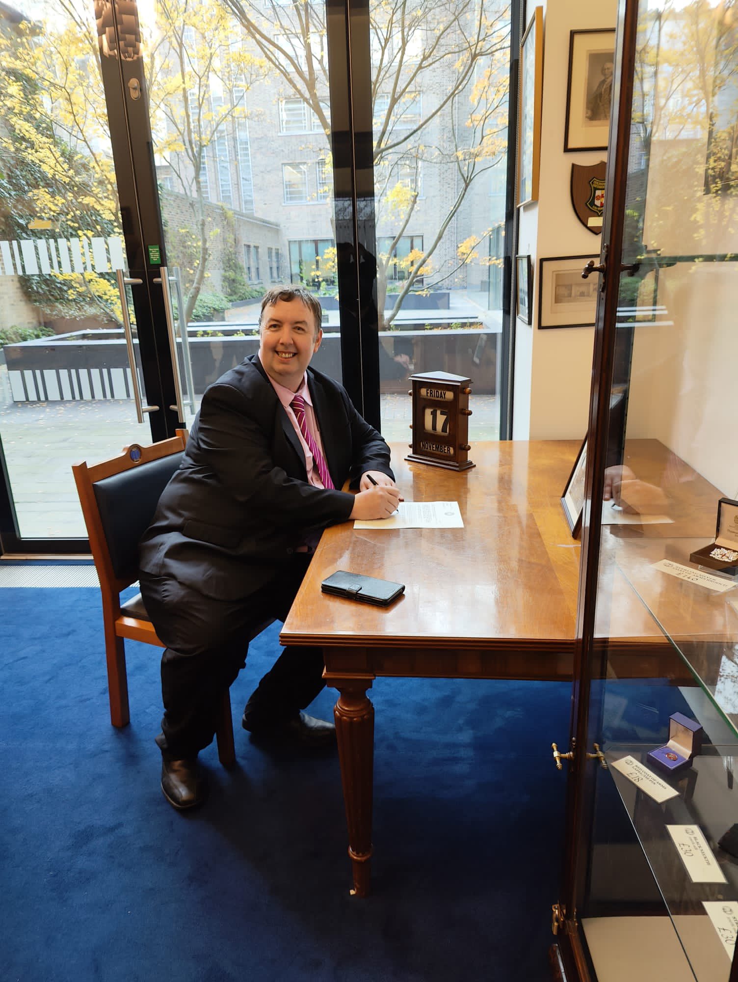 Troy Gallagher 'honoured and humbled' to receive Freedom of London