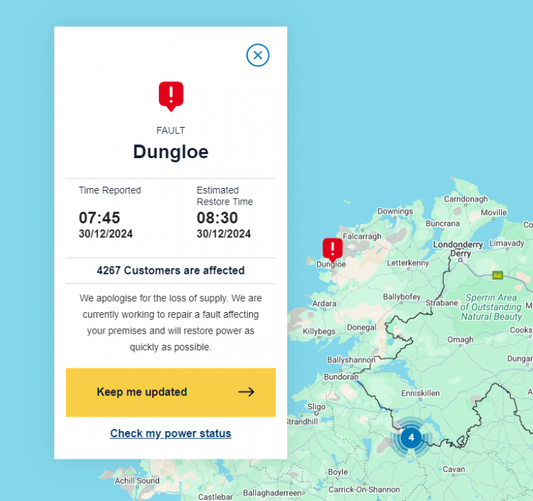 Major power outage in West Donegal Highland Radio Latest Donegal