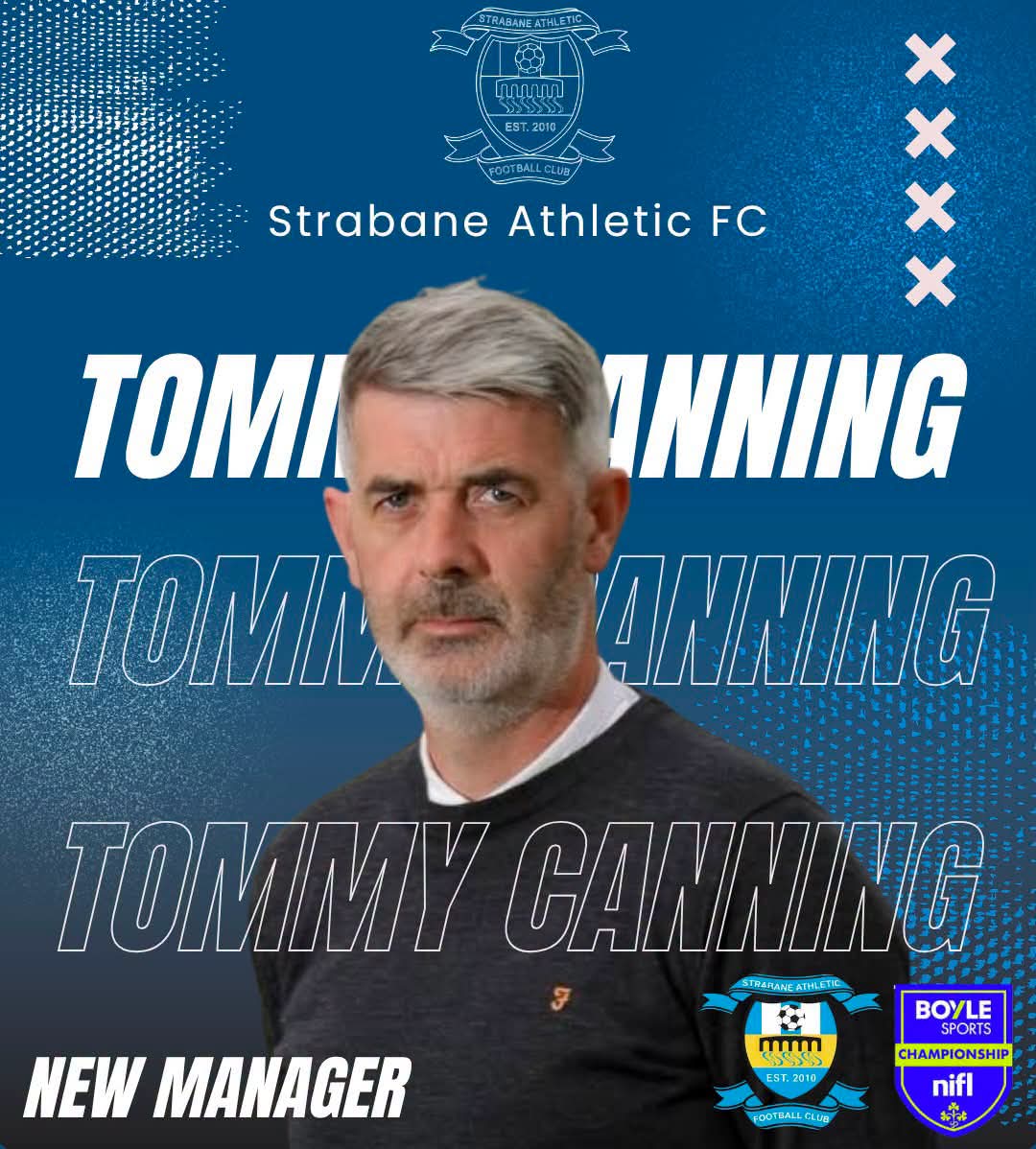 Tommy Canning appointed manager of Strabane Athletic FC