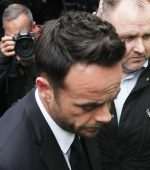 Ant McPartlin arriving at court on Monday afternoon