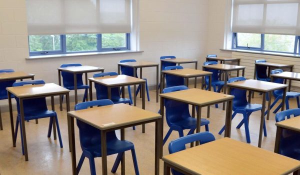 IE EE LIVE NEWS   06/06/2018 ... 
A school classroom set up for the leaving and junior certificate state examinations.   
Picture: Denis Minihane.

(Editorial note - school not being identified in caption).