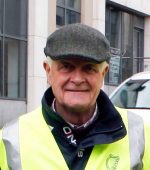 Michael Crossan on duty at the NW10K. Photo Brian McDaid