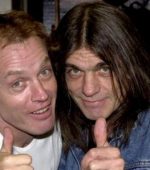 Malcolm Young (right) and his brother Angus (left) were driving forces behind the international success of AC/DC