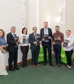 Director of Service Economic Development, Donegal County Council -Garry Martin, Anne Marie Conlon Head Of Economic Development DCC, Cathaoirleach of Donegal County Council - Cllr Paul Canning,Sophie Gallagher - Buncrana Night-Time Economy Advisor, Donegal County Council,Cllr Fionán Bradley, Minister of State at the Department of Arts, Media, Communications, Culture and Sport - Charlie McConnalogue, Cllr Jack Murray, Cllr Joy Beard and Chief Executive of Donegal County Council – John G. McLaughlin, Joy Browne Tourism Managar DCC