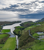 Aerial view of Kilcar_Donegal