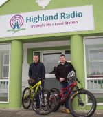 Highland's Oisin Kelly with Emmett  McNamee of Aerialscape