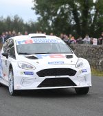 Dubliner Robert Barrable (Ford Fiesta Rally2) has already clinched the runner-up spot in the Triton Showers-backed Motorsport Ireland National Rally Championship that concludes with the Donegal Harvest Rally on Saturday.  Photo: Martin Walsh.