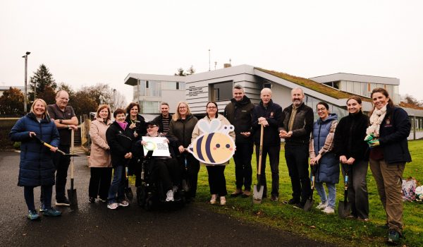 Biodiversity Image 5 - Donegal County Council staff get stuck in, planting 'Bulbs for Bees' at the Letterkenny PSC as part of Climate Action Week 2025 (1)