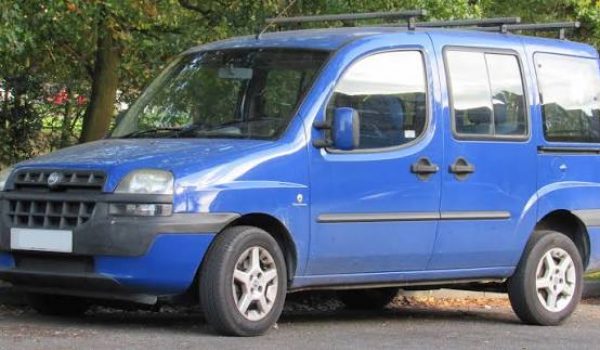 Blue Fiat Doblo