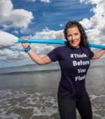 Clean Coasts in partnership with Irish Water launch the Think Before You Flush Campaign to raise awareness of the problems wet wipes and sanitary products cause when they are flushed down the toilet.