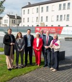 Mayor of Derry and Strabane, Councillor Ruairí McHugh, joined Council Chief Executive John Kelpie, in welcoming Junior Ministers Aisling Reilly & Joanne Bunting, The Executive Office, Economy Minister Dr Caoimhe Archibald, Stella Byrne from the National Lottery Heritage Fund, and Communities Minister Gordon Lyons, to Ebrington Square today for the official commencement of works on site at the new Derry~Londonderry on the North Atlantic (DNA) Museum. McKelvey Construction Ltd are set to begin work on the £14.4m project which is expected to be completed in Spring 2027.