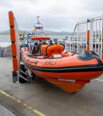 at the naming of B-958 DAVDOT a new B-class lifeboat for Lough Swilly Lifeboat Station in Buncrana Co Donegal on Saturday the 10th of October. October  Photo - Clive Wasson
