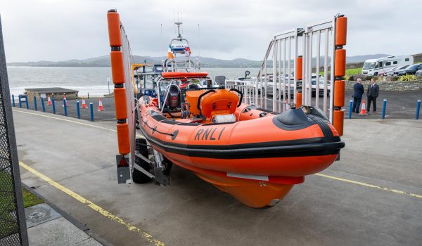 at the naming of B-958 DAVDOT a new B-class lifeboat for Lough Swilly Lifeboat Station in Buncrana Co Donegal on Saturday the 10th of October. October  Photo - Clive Wasson