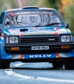David Kelly in action in his Toyota Starlet. Image credit Jim McSweeney  