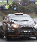 Declan Boyle (Ford Fiesta WRC) is a three time national rally champion, he sets out on the eight round Triton series on Sunday’s Mayo Rally in Claremorris in search of a record break fourth title.  Photo: Martin Walsh.