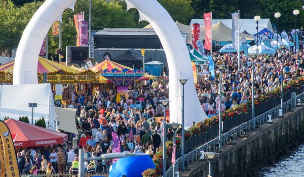 The Foyle Maritime Festival reaches its climax this weekend as over 150,000 people are expected to visit Derry-Londonderry before the departure of the Clipper Road the World Yacht Race on Sunday as they complete their global race. Picture Martin McKeown. 22.07.22