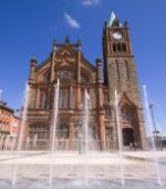 Derry_Guildhall_fountains