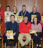 Members of the Donegal Diabetes Parents Support Group who will be one of recipient charities from this year's North West 10k at Monday night's launch in the Mount Errigal Hotel with Special Guest Eoghain McGinley, 10k Chairperson Neil Martin, Mayor of the Letterkenny Municipal District John O'Donnell and committee members