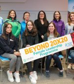 Participants in the 2022 Donegal Sports Partnership's Female Leadership Programme at the induction evening in Letterkenny pictured with Education and training coordinator with Donegal Sports Partnership, Maggie Farrelly.