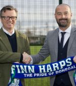 Finn Harps Chairman Ian Harkin & new manager Dave Rodgers