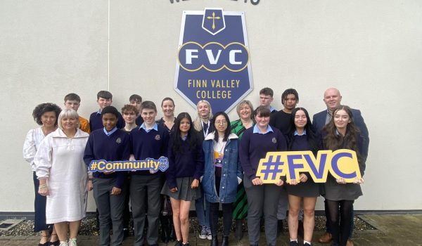 Finn Valley College participants in World of Work Programme