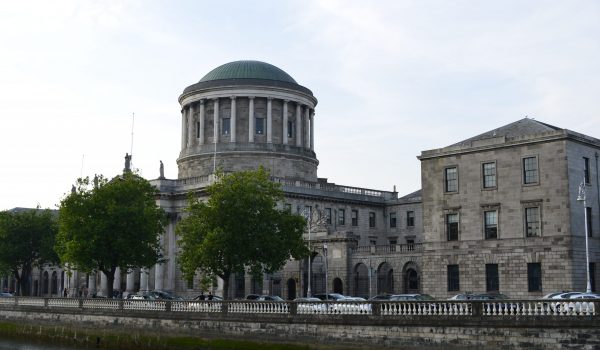The Four Courts building in Dublin, which holds three courts (the fourth moved to a new building in 2010).