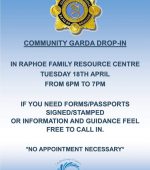 Garda drop in