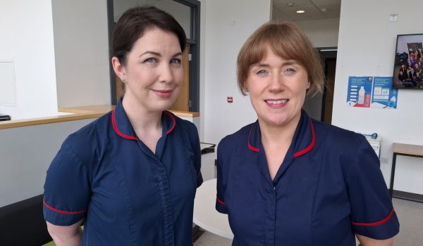 Gráinne Nee and Lisa McHugh, ANPs Critical Care Outreach Programme LUH