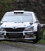 Joseph Mc Monagle in 2nd place on the harvest rally. Photo Brian McDaid