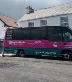 Highland Radio Bus, Outside Broadcast, Burtonport, Highland Radio, Letterkenny, Donegal