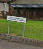Irish street sign