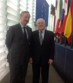 Pat The Cope Gallagher MEP and Commissioner Siim Kallas in Strasbourg