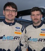 Keith Cronin (right) and co-driver Mikie Galvin.  Photo: Martin Walsh.