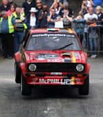Kevin Mc Philips and  James Mc Nulty in their Escort. Photo Brian Mc Said