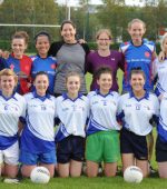 Members of the LyIT GAA Ladies team pictured with the Taiwan Celts Team who visited as part of their tour of Ireland.  The Taiwan Celts have been coached in the past by Rose Mannering , a student at LyIT and a member of the LyIT GAA Club.  The  LyIT GAA coach Eamon O'Boyle took the girls for a training session on Tuesday in LyIT along with the squad pictured and , as a contribution to the Celts Club, Paddy Gallagher, Sports Officer presented a set of training balls to the girls on behalf of LyIT.