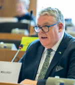 MEP Mullooly speaking to Commission on the Civil Protection Mechanisim