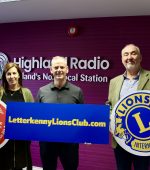 Margaret Larkin, DLDC, JOhn Breslin and John O'Connell, Lions Club