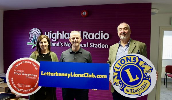 Margaret Larkin, DLDC, JOhn Breslin and John O'Connell, Lions Club