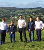 Minister for Agriculture Charlie McConalogue, TD, (centre) with Breian Carroll, general secretary ACA, Majella Bradley, Edward Browne Ltd., Raphoe, Diarmuid Coyle, Ards Business Services, Creeslough and Noel Feeney, president ACA.